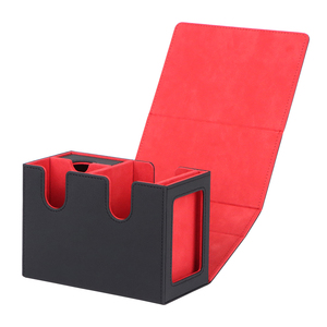 Cho boong hộp thời trang PU Chất liệu 100 Hội Đồng Quản trị trò chơi hộp lưu trữ lật <span class=keywords><strong>TCG</strong></span> lưu trữ Toploader Poke Mon boong hộp - Product Image 6