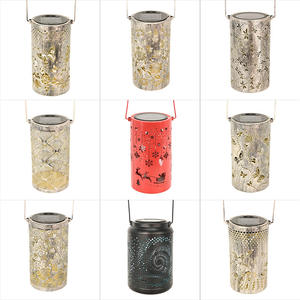 โคมไฟแขวนเหล็กพลังงานแสงอาทิตย์กันน้ำกลางแจ้งสำหรับตกแต่งสวน<span class=keywords><strong>ระเบียง</strong></span>ต้นไม้โคมไฟสร้างบรรยากาศคริสต์มาส - Product Image 4