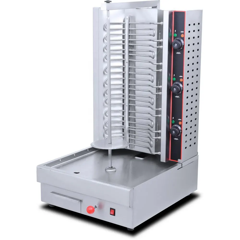 Machine Apparatuur Kip Rotisserie Elektrische Doner Kebab Grill Shoarma Machine