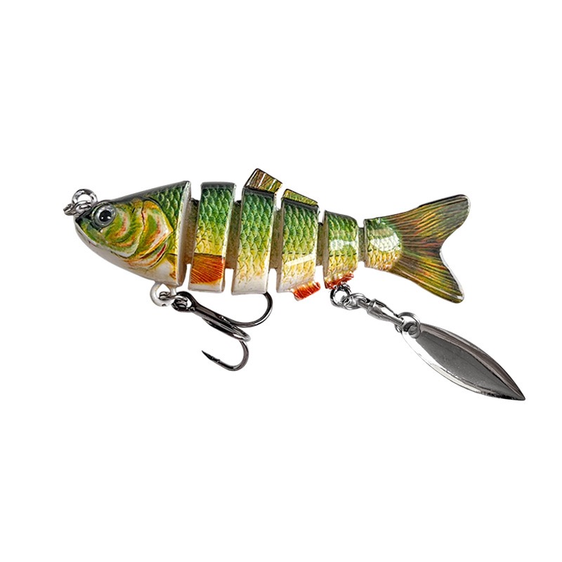 Wholesale 7cm 8.5g Shiny Blade 6 Segmented Bass Swimbaits ABS Plastic Hard  Bait Freshwater Fishing River Lake| Alibaba.com