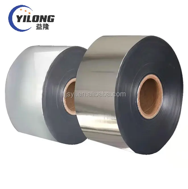 Pet/alu/bopp foglio di alluminio composito pet pe metallizzato poliestere imballaggio composito mylar film roll 6 micron