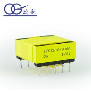 Настраиваемый EFD25-067 горизонтальный 5 + 5 контактный 240 В до 220 В силовой трансформатор - Product Image 1