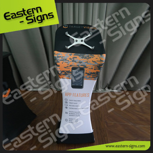 New Arrival <strong>Tablet</strong> Sharing Station 360&deg; Photo Booth Custom Logo Print Tension Fabric Backdrop <strong>Tablet</strong> Stand Shelf Trade Show - Product Image 1