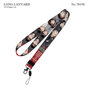 High-quality Stray Kids Wholesale Durable Nylon Lanyard UV Printing Felix Hyunjin Lee Know Banchan Hook Buckle Custom Color