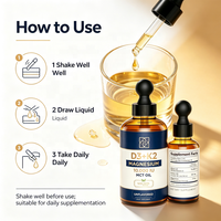 Gouttes liquides de Vitamine D3 K2 à marque privée pour la santé osseuse, Supplément D3+K2 (MK-7) haute puissance pour le soutien cardiaque et immunitaire OEM