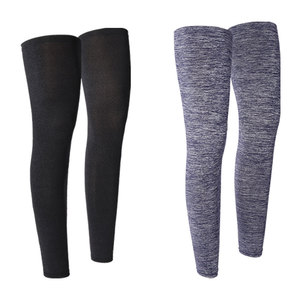 Jambières en soie glacée respirantes, protection UV, couvre-jambes pour cyclisme, pour adultes, sports de plein air, gris foncé, bleu foncé, vert lac - Product Image 3