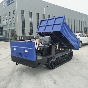 Dumper sur chenilles de 3 tonnes, produits les plus vendus, transporteur sur chenilles de 3 tonnes, adapté aux vergers de montagne/fermes/petites constructions - Product Image 5