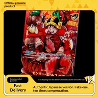 Pour la collection de cartes Deluxe, édition 29e anniversaire, version japonaise à thème viande, Luffy en cuir véritable