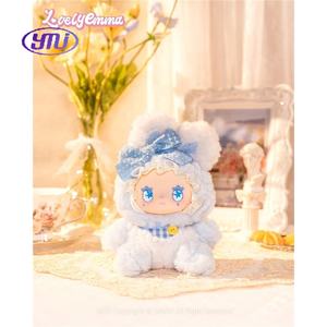Authentique belle <span class=keywords><strong>Emma</strong></span> Bunny Alliance série boîtes aveugles Kawaii vinyle visage peluche porte-clés poupées décoratives cadeau décorations pour la maison - Product Image 4