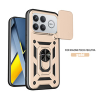 Lichicase 360 °   Coque de téléphone avec béquille magnétique rotative pour Xiaomi Poco F9 Ultra, étui hybride TPU+PC