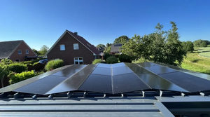 Trinae 350wp 340w solarcells solar panel kits 220v panel solar tienda estándar doble de vidrio negro completo personalizado Solar panel - Product Image 4