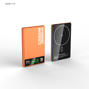 Banco <span class=keywords><strong>de</strong></span> Energía Magnético Inteligente Ultrafino <span class=keywords><strong>de</strong></span> Aluminio <span class=keywords><strong>de</strong></span> 22.5W con Salida Inalámbrica <span class=keywords><strong>de</strong></span> 15W para Teléfono, Reloj y Auriculares, Portátil - Product Image 4