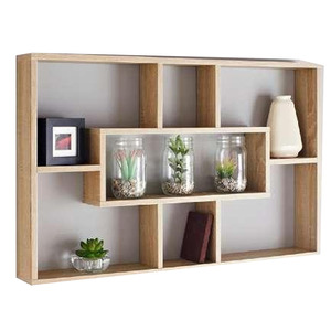 Estantería geométrica <span class=keywords><strong>de</strong></span> <span class=keywords><strong>madera</strong></span> para <span class=keywords><strong>pared</strong></span>, estantería <span class=keywords><strong>de</strong></span> <span class=keywords><strong>madera</strong></span> - Product Image 6