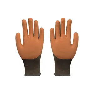 거품 유액 입히는 최고 시장 핫 세일 매일 사용 일 안전 노동 보호 산업 건축 방어적인 손 장갑