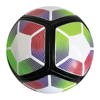 Ballons de football de haute qualité cousus à la machine, taille 5, gonflables, pour l'entraînement des clubs, l'école, les exercices sportifs