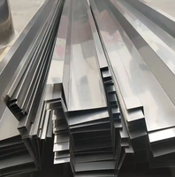 Canalón de Lluvia en Forma de U de Zinc, Aluminio y Magnesio S350GD+ZM275 Personalizado para Sistema de Drenaje de Terraza