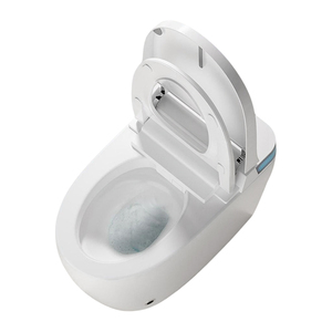 Vente directe usine : WC intelligent en céramique avec couvercle de siège chauffant en PP, équipement sanitaire pour usage domestique 8804/2021BF Automatique - Product Image 5