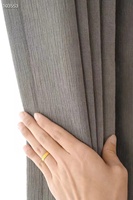 Meilleur tissu de rideau élégamment conçu pour les intérieurs colorés Offre Spéciale de gros pour le salon