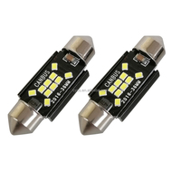 Ampoules LED Festoon C5W 12V 36mm 10 LED 10 SMD pour systèmes d'éclairage automobile, remplacement pour éclairage de lecture de voiture, éclairage de plaque d'immatriculation, éclairage intérieur