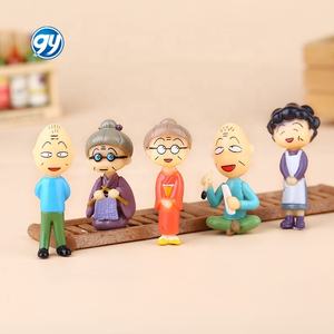 ฟิกเกอร์อนิเมะชิบิมารุโกะจัง ชุดครอบครัว 12 ชิ้น วัสดุ PVC ของขวัญสำหรับพี่น้องหลานหลาน ของเล่นจิ๋วตกแต่งบ้าน - Product Image 2