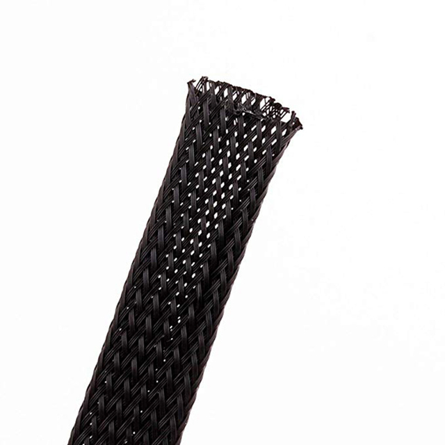 PET Sleeve Flame Retardant Braided Mesh Sleeving Snake Skin Cable Wire Protection Sleeve in Box Package