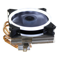 Venta directa de fábrica 4 Heat Pipe CPU Cooler Gamer Torre horizontal CPU Cooler para escritorio