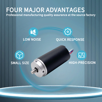 Moteur CC sans balais et sans noyau compact 28mm*54mm, petite taille, couple élevé pour robots, automatisation et outils électriques