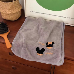 Serviette <span class=keywords><strong>de</strong></span> <span class=keywords><strong>Bain</strong></span> Carrée en Polaire Corail Douce, Absorbante et à Séchage Rapide, Motif <span class=keywords><strong>Mickey</strong></span> Mouse, pour Couple, Usage Domestique, Série Commerce Extérieur - Product Image 5