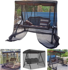 Zanzariera per Dondolo da Esterno, Zanzariera per Giardino/Cortile, Tenda Parasole per Sedia a Dondolo, Facile da Installare - Product Image 6