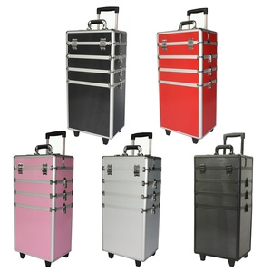 Embellir les cosmétiques 4 en 1 en Aluminium/beauté/coiffure/chariot de vanité/boîte/étui - Product Image 4