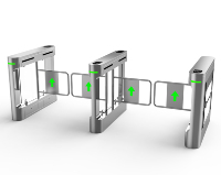 Torniquete de Control de Acceso de Alta Velocidad, Barrera Peatonal de Acero Inoxidable, Operado con Monedas y Reconocimiento Facial para Áreas Turísticas