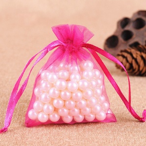 Nuevas Bolsitas de Malla para Joyería con Cordón, Bolsas de Organza Doradas Transparentes para Regalos, Dulces, Recuerdos de Boda, Navidad - Product Image 6