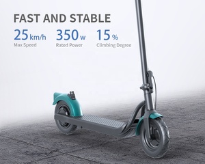 Scooter Eléctrico Plegable K10 de 350W para Adultos, con Ruedas de Aire de 10 Pulgadas, 25 km/h, 120 kg de Capacidad, Venta al Por Mayor en China - Product Image 3