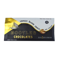 Embalaje de barra de chocolate metálico Material reciclable Envoltura de sello trasero para embalaje de barra de chocolate