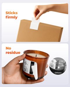 Étiquettes thermiques directes rectangulaires blanches à trois couches <span class=keywords><strong>MUNBYN</strong></span> 4 x 2 pouces, autocollants pour imprimante thermique, adhésif puissant, papier perforé - Product Image 5