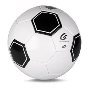 High Quality Customizable Logo Kids Size 5 4 3 2 1 Soccer Ball 1.8Mm Pvc Rubber Machine Stitched Football Soccer Ball