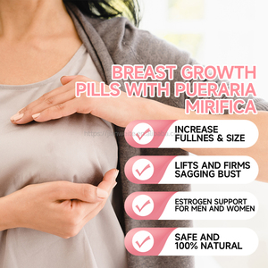 Cápsulas OEM Seguras 100% Naturales para <span class=keywords><strong>Aumento</strong></span> de Senos, Píldoras para Caderas que Aumentan el Volumen, Levantan y Reafirman el <span class=keywords><strong>Busto</strong></span> Caído para Uso en Adultos - Product Image 4