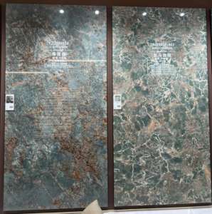 GGYB-001 1200X2400X12MM SINTERED STONE SLAB MARBLE LOOK HIGH GLOSS WATERPROOF ACID-RESISTANT ANTI-BACTERIAL MODERN BASEMENT - Product Image 1