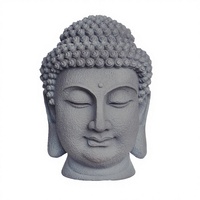 Tête de Bouddha en céramique chinoise écologique, brûleur d'encens religieux, diffuseur d'huiles essentielles, porte-bougie, méditation
