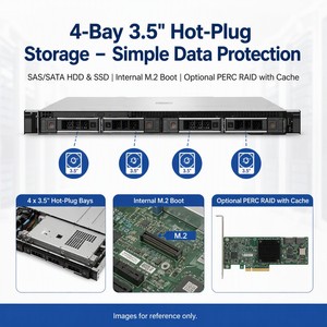 Servidor <span class=keywords><strong>Dell</strong></span> <span class=keywords><strong>Poweredge</strong></span> <span class=keywords><strong>R240</strong></span> de Segunda Mano, en Rack, Usado, Sin Reseñas Aún - Product Image 3