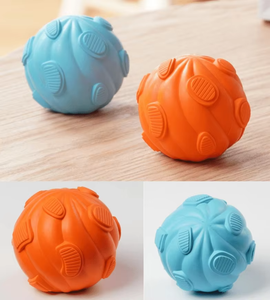 Komik oyun köpek IQ geliştirilmesi yavaş besleyici çiğnemek dağıtıcı interaktif gıda kauçuk tedavi oyuncak topu yumuşak kauçuk köpek oyuncak - Product Image 6