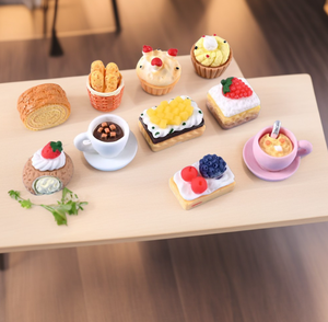 Miniature di Cibo in Resina: Biscotti, Pane, Tazze da <span class=keywords><strong>Caffè</strong></span> per Creazioni con Colla Crema <span class=keywords><strong>e</strong></span> Decorazioni per Torte Personalizzabili - Product Image 1