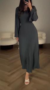 Nouveautés Robes à manches longues pour femmes Manches évasées Robe d'affaires d'automne - Product Image 3