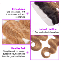 Échantillon gratuit en gros vendeur 5x5 Hd dentelle fermeture brésilienne cheveux humains bruts 10 26 38 pouces vague de corps 3/4 faisceaux et frontal