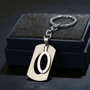 NUEVO Llavero DIY con Letras de la A a la Z para Hombre, Llavero Metálico para Mujer, Anillo para Llaves de Coche, Llavero Simple con Nombre, Regalo para Fiesta, Joyería - Product Image 2