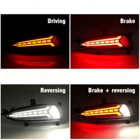 Feux arrière LED DRL, réflecteur de pare-chocs arrière, feu stop, feux de circulation pour Hyundai I20 Elite 2019