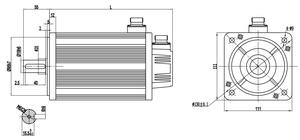 Động cơ servo <span class=keywords><strong>AC</strong></span> công nghiệp nam châm vĩnh cửu 3000 vòng/phút 1500W 800W 400W 600W <span class=keywords><strong>0.75</strong></span> 1.5 <span class=keywords><strong>Kw</strong></span> 5Nm 220V dùng cho máy CNC robot - Product Image 3