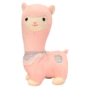 Jouets en peluche d'alpaga en gros avec rembourrage en coton PP et finition lavée, peluche super douce, tailles personnalisées, cadeau d'<span class=keywords><strong>anniversaire</strong></span> unisexe - Product Image 1