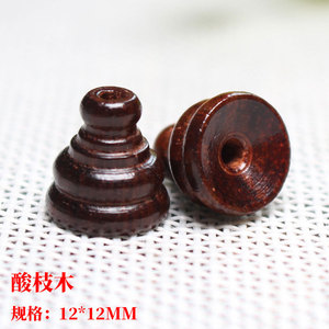 Solid <b>Wood</b> Five Layer <b>Pagoda</b> 18/20mm For Bracelet Making DIY Jewelry Accessories - Product Image 4