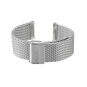 Bracelet de <span class=keywords><strong>montre</strong></span> milanais à double connecteur solide de sécurité Bracelets de <span class=keywords><strong>montre</strong></span> en acier inoxydable fabriqués par CNC de 22mm pour montres intelligentes et traditionnelles - Product Image 1